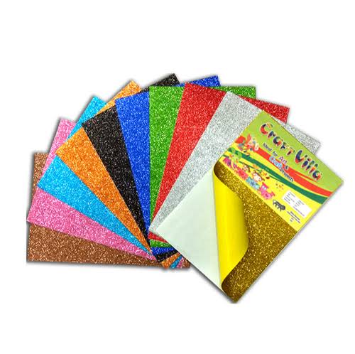 craft-villa-a4-glitter-sticker-foam-sheet